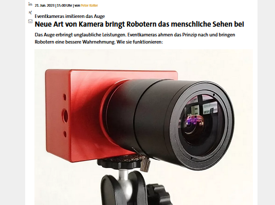 Neue Art von Kamera bringt Robotern das menschliche Sehen bei