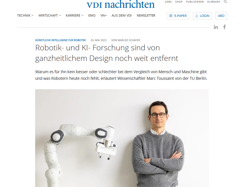 Robotik- und KI- Forschung sind von ganzheitlichem Design noch weit entfernt